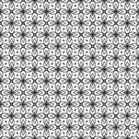 Black and white seamless pattern texture. Greyscale ornamental graphic design. vector