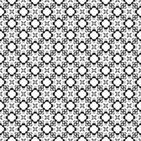 Black and white seamless pattern texture. Greyscale ornamental graphic design. vector