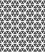 Black and white seamless abstract pattern. Background and backdrop. Grayscale ornamental design. vector