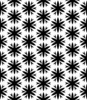 Black and white seamless abstract pattern. Background and backdrop. Grayscale ornamental design. vector