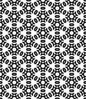 Black and white seamless abstract pattern. Background and backdrop. Grayscale ornamental design. vector