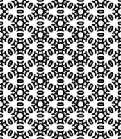 Black and white seamless abstract pattern. Background and backdrop. Grayscale ornamental design. vector