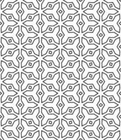 Black and white seamless abstract pattern. Background and backdrop. Grayscale ornamental design. vector