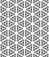 Black and white seamless abstract pattern. Background and backdrop. Grayscale ornamental design. vector