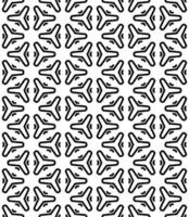 Black and white seamless abstract pattern. Background and backdrop. Grayscale ornamental design. vector