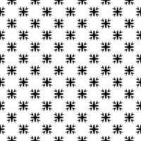 Black and white seamless pattern texture. Greyscale ornamental graphic design. vector