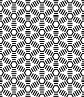 Black and white seamless abstract pattern. Background and backdrop. Grayscale ornamental design. vector