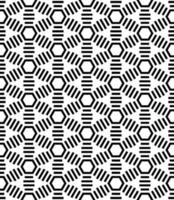 Black and white seamless abstract pattern. Background and backdrop. Grayscale ornamental design. vector