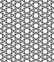 Black and white seamless abstract pattern. Background and backdrop. Grayscale ornamental design. vector