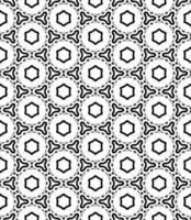 Black and white seamless abstract pattern. Background and backdrop. Grayscale ornamental design. vector