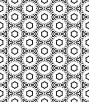 Black and white seamless abstract pattern. Background and backdrop. Grayscale ornamental design. vector