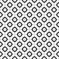 Black and white seamless pattern texture. Greyscale ornamental graphic design. Mosaic ornaments. Pattern template. vector