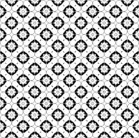 Black and white seamless pattern texture. Greyscale ornamental graphic design. Mosaic ornaments. Pattern template. vector