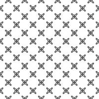 Black and white seamless pattern texture. Greyscale ornamental graphic design. vector