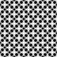 Black and white seamless pattern texture. Greyscale ornamental graphic design. vector