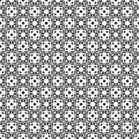 Black and white seamless pattern texture. Greyscale ornamental graphic design. vector