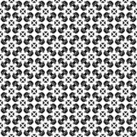 Black and white seamless pattern texture. Greyscale ornamental graphic design. vector