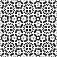 Black and white seamless pattern texture. Greyscale ornamental graphic design. vector