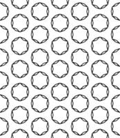 Black and white seamless abstract pattern. Background and backdrop. Grayscale ornamental design. vector