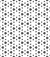 Black and white seamless abstract pattern. Background and backdrop. Grayscale ornamental design. vector