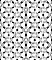 Black and white seamless abstract pattern. Background and backdrop. Grayscale ornamental design. vector