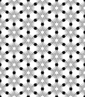 Black and white seamless abstract pattern. Background and backdrop. Grayscale ornamental design. vector