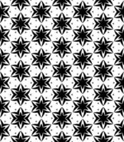 Black and white seamless abstract pattern. Background and backdrop. Grayscale ornamental design. vector