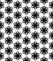 Black and white seamless abstract pattern. Background and backdrop. Grayscale ornamental design. vector