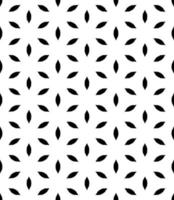 Black and white seamless abstract pattern. Background and backdrop. Grayscale ornamental design. vector