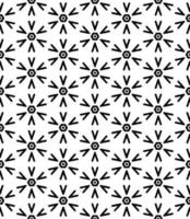 Black and white seamless abstract pattern. Background and backdrop. Grayscale ornamental design. vector
