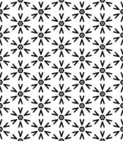 Black and white seamless abstract pattern. Background and backdrop. Grayscale ornamental design. vector