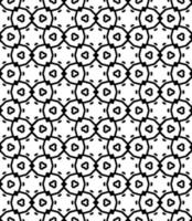 Black and white seamless abstract pattern. Background and backdrop. Grayscale ornamental design. vector