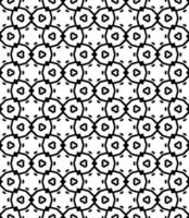 Black and white seamless abstract pattern. Background and backdrop. Grayscale ornamental design. vector