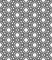 Black and white seamless abstract pattern. Background and backdrop. Grayscale ornamental design. vector
