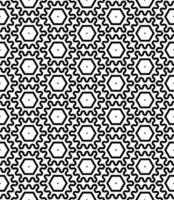 Black and white seamless abstract pattern. Background and backdrop. Grayscale ornamental design. vector