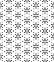 Black and white seamless abstract pattern. Background and backdrop. Grayscale ornamental design. vector