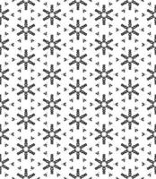 Black and white seamless abstract pattern. Background and backdrop. Grayscale ornamental design. vector