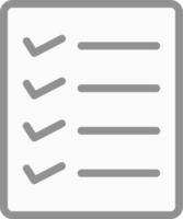 List Vector Icon Design