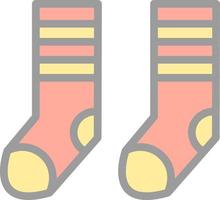 Socks Vector Icon Design