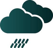 diseño de icono de vector de lluvia