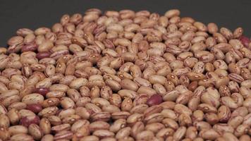 Red dry beans legumes rotating, Mediterranean nutrition, healthy diet, vegan or vegetarian food video