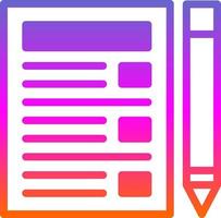 Task List Vector Icon Design