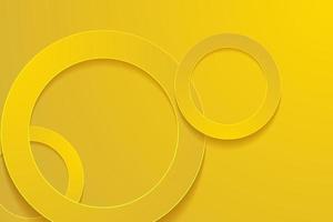 Modern gold backgrounds. 3d circle papercut layer background. vector