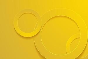 Modern gold backgrounds. 3d circle papercut layer background. vector