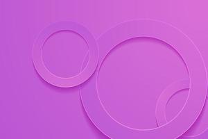 Modern orchid backgrounds. 3d circle papercut layer background. vector