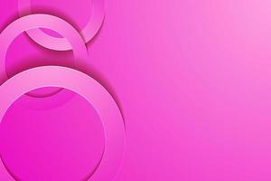 Modern pink backgrounds. 3d circle papercut layer background. vector