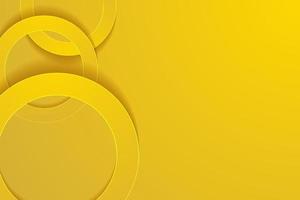 Modern gold backgrounds. 3d circle papercut layer background. vector