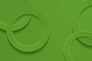 Modern olive drab backgrounds. 3d circle papercut layer background. vector