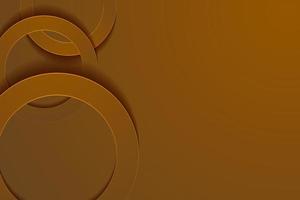 Modern brown backgrounds. 3d circle papercut layer background. vector