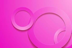 Modern pink backgrounds. 3d circle papercut layer background. vector